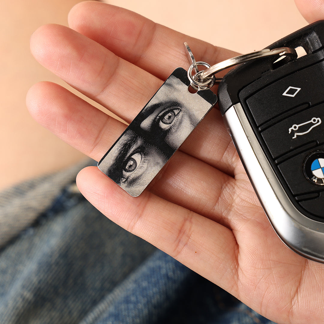 Personalized Eye Photo Keychain