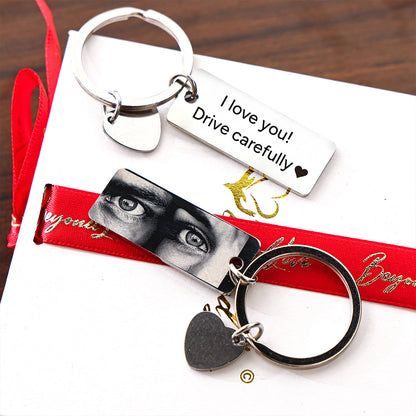 Personalized Eye Photo Keychain