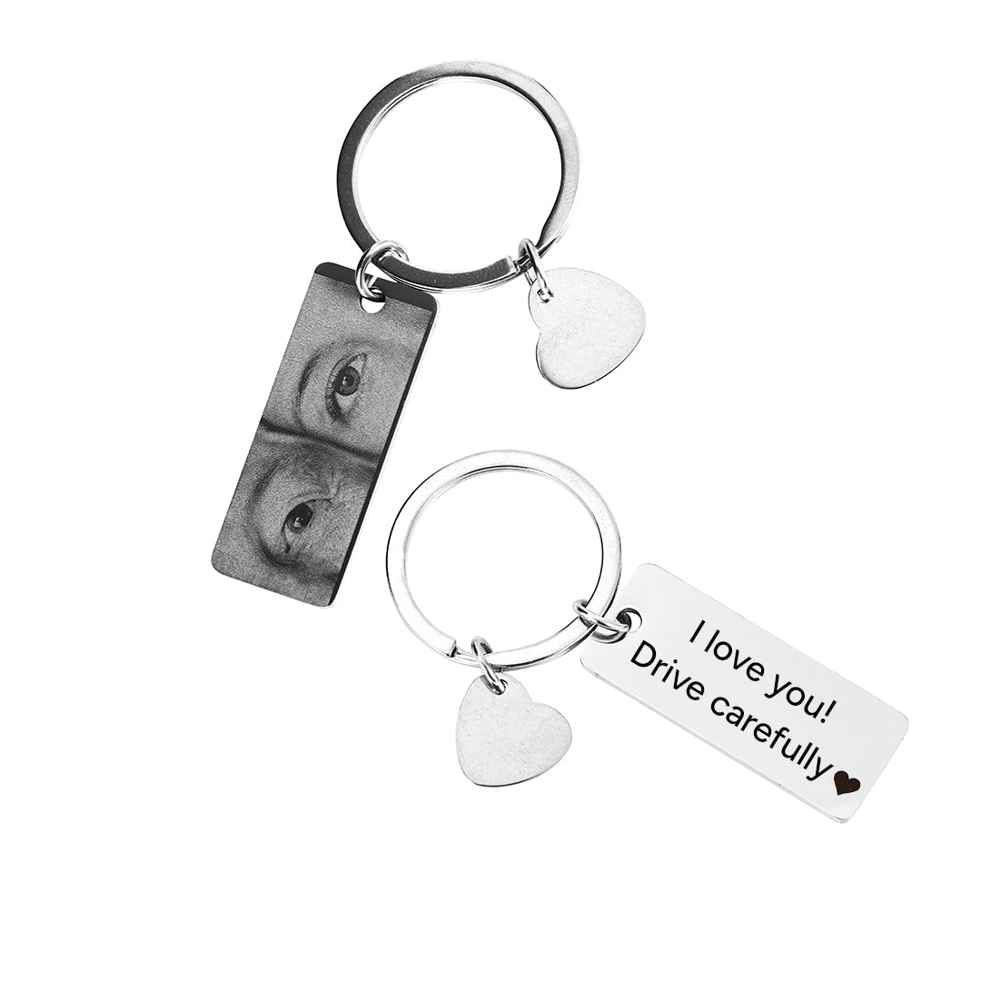 Personalized Eye Photo Keychain