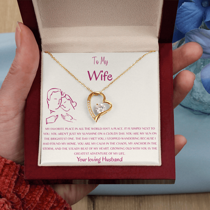 To My Wife, My Favorite Place Is Next To You
