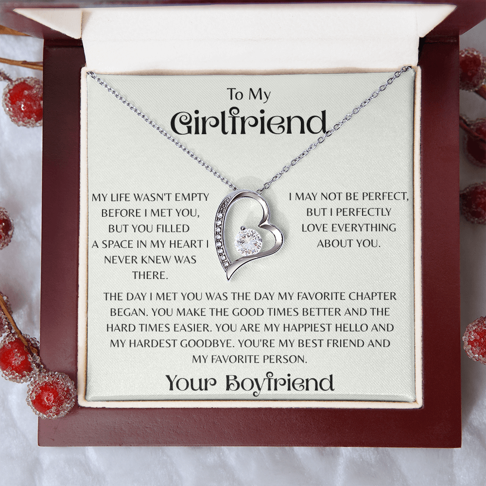 To My Girlfriend, My Favorite Person