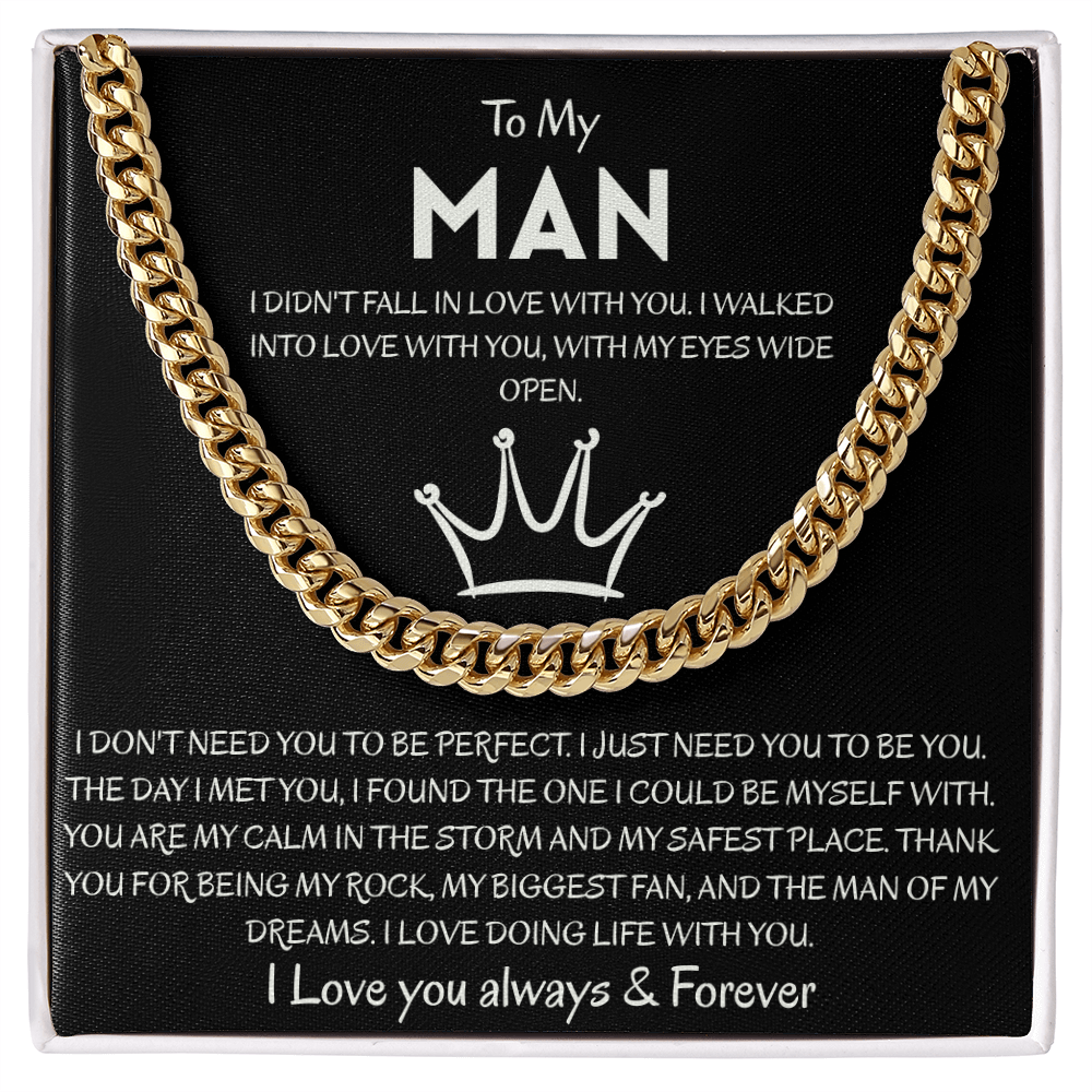 To My Man, My Safest Place