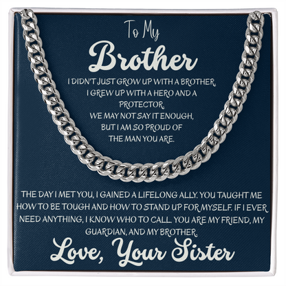 To My Brother, My First Hero