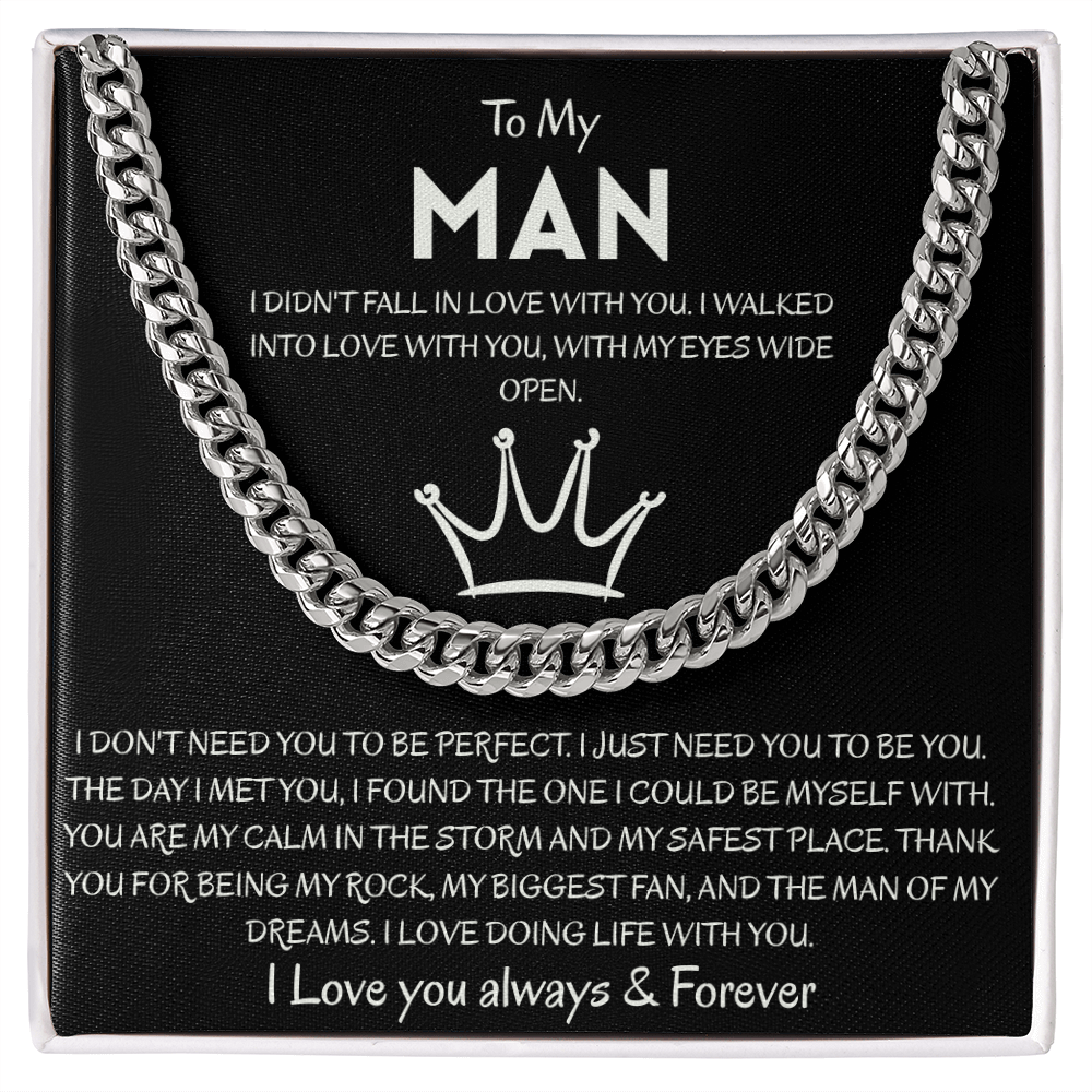 To My Man, My Safest Place