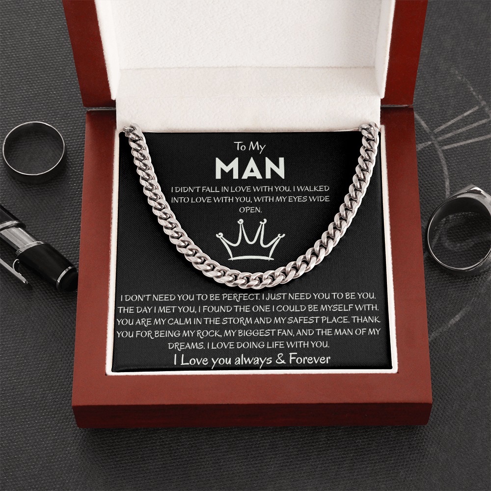 To My Man, My Safest Place