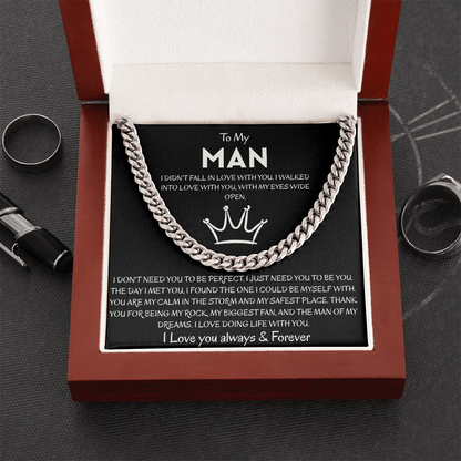 To My Man, My Safest Place