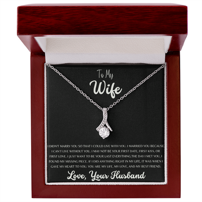 To My Wife, The Best Thing I Ever Did