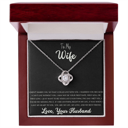 To My Wife: My Forever Knot