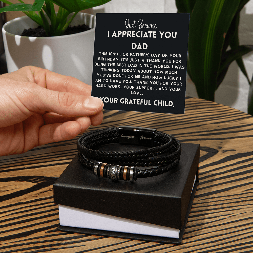 Just Because I Appreciate You, Dad