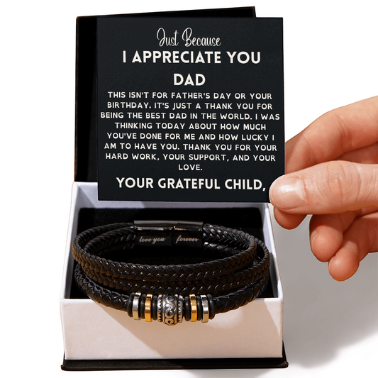 Just Because I Appreciate You, Dad