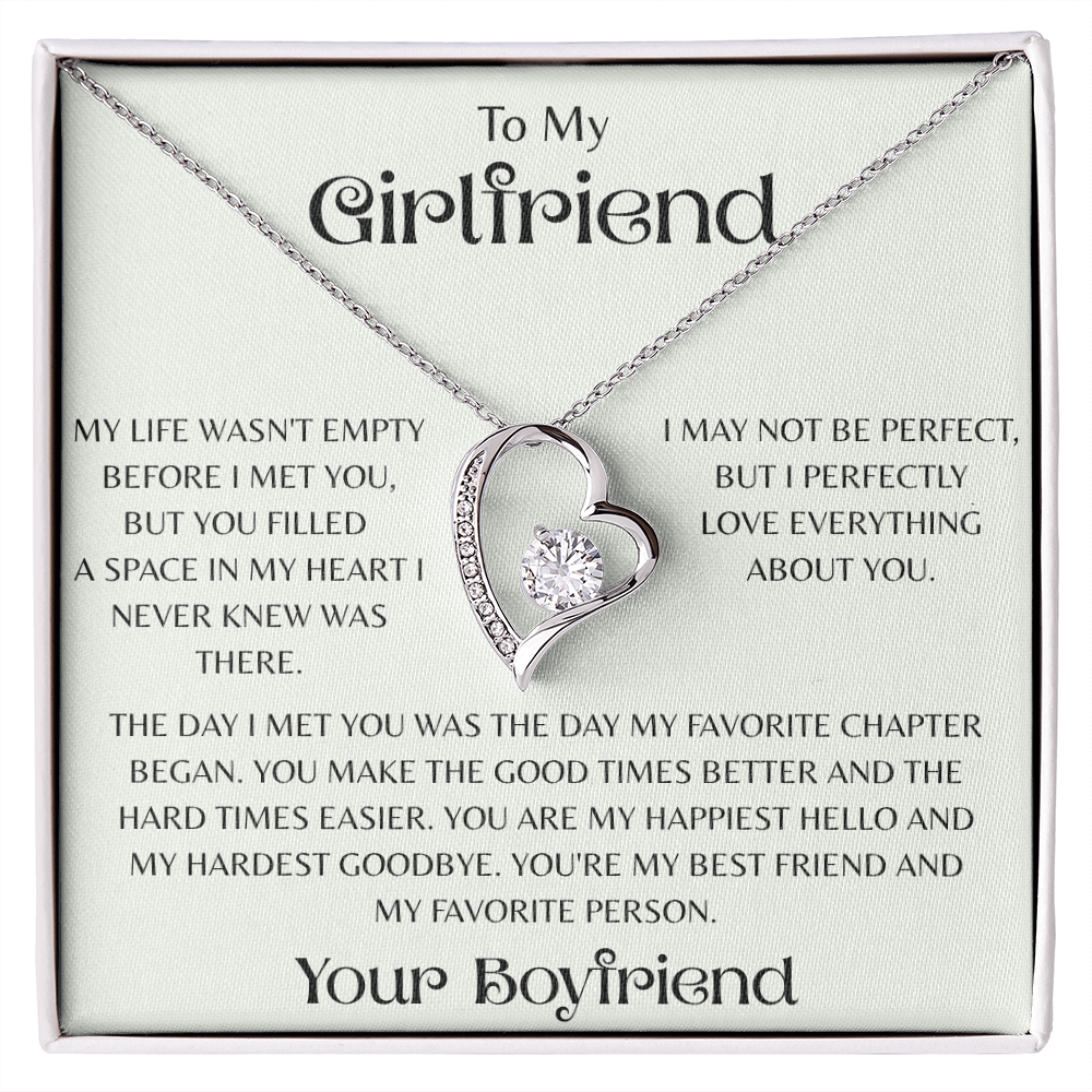 To My Girlfriend, My Favorite Person