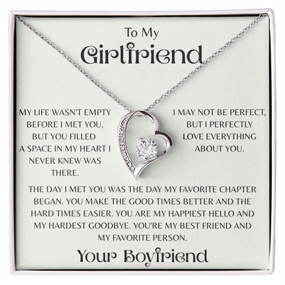 To My Girlfriend, My Favorite Person