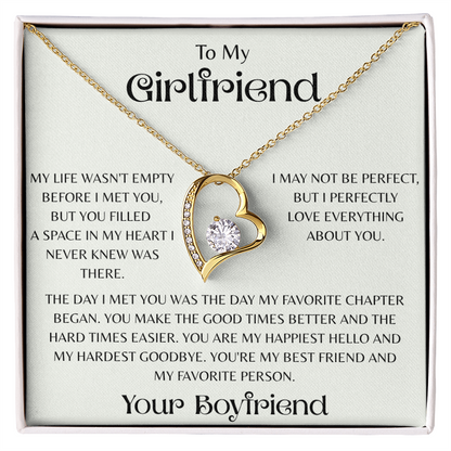 To My Girlfriend, My Favorite Person