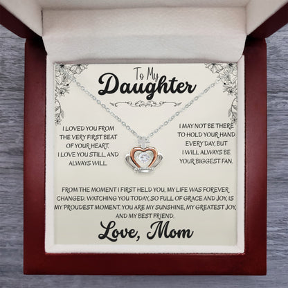 To My Daughter Crown Necklace | Heartfelt Gift From Mom